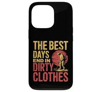 Custodia per iPhone 13 Pro Vita da Detectorista The Best Days End In Dirty Clothes