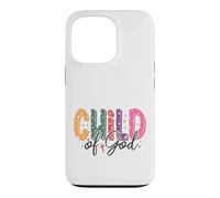 Custodia per iPhone 13 Pro Vivace design con lettere stellate e fede cristiana
