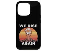 Custodia per iPhone 13 Pro We Rise Again tributo a CD Rom e Physical Media Lovers