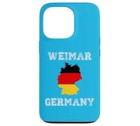 Custodia per iPhone 13 Pro Weimar Germania Vintage Bandiera Germania Mappa Design