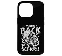 Custodia per iPhone 13 Pro Welcome Back To School Alien Dab Illustration Cool Student