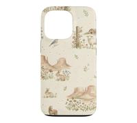 Custodia per iPhone 13 Pro Western Meadow Homestead Conigli Sheep Horse Farm Ranch