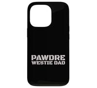 Custodia per iPhone 13 Pro Westie Dad Dog Lover West Highland Terrier