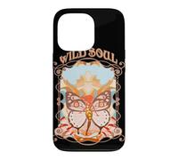 Custodia per iPhone 13 Pro Wild Soul Farfalla Mistico Retro Art