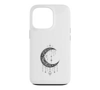Custodia per iPhone 13 Pro Witchy Crescent Moon Gothic Celestial Lunar Design