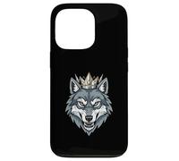 Custodia per iPhone 13 Pro Wolf Lone Crown King Pack Howling Howl Wolf Timber