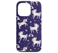 Custodia per iPhone 13 Pro Womens Kids Girls Pretty Unicorn Pattern