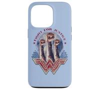 Custodia per iPhone 13 Pro Wonder Woman Movie Fight For Justice Fists
