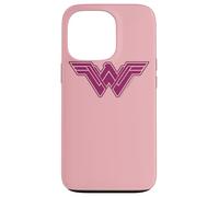 Custodia per iPhone 13 Pro Wonder Woman Movie Pink Geometric Pattern Logo