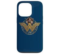 Custodia per iPhone 13 Pro Wonder Woman Movie Power Stance and Emblem