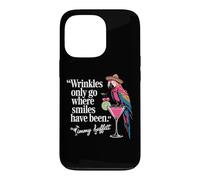 Custodia per iPhone 13 Pro Wrinkles Only Go Where Smiles Have Been Cute Parrot Mexican