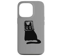 Custodia per iPhone 13 Pro Y2K 90s - Gatto che si vergogna Tomcat in sacco maschera