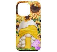 Custodia per iPhone 13 Pro Yellow Gnome In Easter Chick Costume For Sunflower Lovers