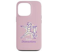 Custodia per iPhone 13 Pro Yoga Pose Cat Lover Illustration | Zero Distractions