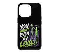 Custodia per iPhone 13 Pro You are 't even on my level divertente alieno UFO Graphic