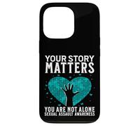 Custodia per iPhone 13 Pro Your Story Matters Support Sexual Assault Awareness Gifts