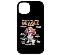 Custodia per iPhone 13 Proprietario del cane Beagle T Anatomia del Beagle che