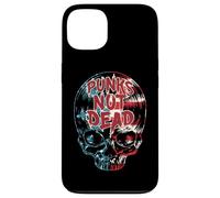 Custodia per iPhone 13 Punks Not Dead Punk Rock USA Bandiera Vinile Record LP Skull