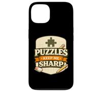 Custodia per iPhone 13 Puzzle Keep Me Sharp Thinking Mindset Brain Game