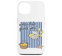 Custodia per iPhone 13 Quando la vita ti offre ostriche, sorridi con umorismo