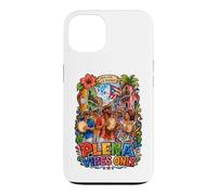 Custodia per iPhone 13 ¡Que Viva La Plena! Plena Vibes Only Musica portoricana