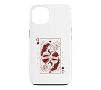 Custodia per iPhone 13 Queen Hearts Orgoglio Lesbico | Romance Gothic LGBTQ