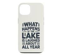 Custodia per iPhone 13 Quello che succede al lago rimane un ricordo ridente