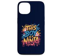 Custodia per iPhone 13 Questo ragazzo è un ninja, divertente festa di compleanno, Ninjas Warrior Kid