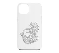Custodia per iPhone 13 Quetzalcoatl. Serpente piumato. Olmeco. Mesoamericano. Messico