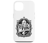Custodia per iPhone 13 Qui Per Divertimento Non Le Conseguenze Vintage Gothic