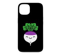 Custodia per iPhone 13 Rapa vegetali divertenti alimenti alimentari semplice rapa