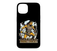Custodia per iPhone 13 Re Leonida di Sparta 540 dc Spartano con elmetto