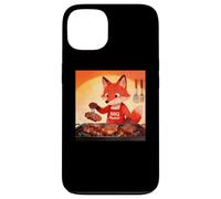 Custodia per iPhone 13 Red Fox Cooking Grill BBQ Funny Gift Red Fox