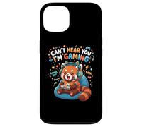 Custodia per iPhone 13 Red Panda Gaming Can't Hear You I'm Gaming Red Panda