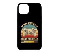 Custodia per iPhone 13 Regalo Compleanno Gamer Io Non Invecchio Salgo di Livello