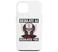 Custodia per iPhone 13 Regola l'IA prima che regoli il tuo teschio robot