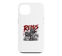 Custodia per iPhone 13 Remus Guerriero Con Lupo Duo Fratres Una Urbs