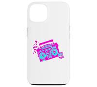 Custodia per iPhone 13 Retro 80s 90s Boom-box Vintage Cassette Player Graphic Tee