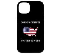 Custodia per iPhone 13 Retro Corpus Christi Stati Uniti Distressed Stati Uniti