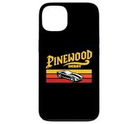 Custodia per iPhone 13 Retro Eighties Pinewood Derby Cub Scouts 80's Sunset Vibe