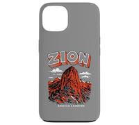 Custodia per iPhone 13 Retro Zion National Park Vintage Style Angels Landing Utah