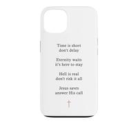 Custodia per iPhone 13 Rhyming Evangelistic Gospel Message - Christian Faith Poem