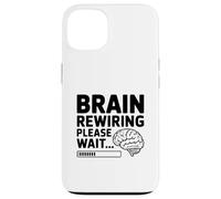 Custodia per iPhone 13 Ricablaggio del cervello Attendere prego Mindfulness Humor