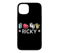 Custodia per iPhone 13 Ricky Nome cane personalizzato Ricky Pet Lover