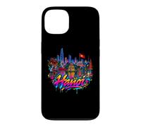 Custodia per iPhone 13 Ricordo dell'orizzonte della città di Hanoi - Graffiti