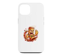 Custodia per iPhone 13 Rigatoni Pasta Italiana Divertente Gesto Canzone