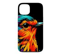 Custodia per iPhone 13 Robin Stile minimalista e vivace Compleanno