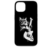Custodia per iPhone 13 Rock Cat Playing Guitar - Funny Guitar Cat