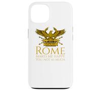 Custodia per iPhone 13 Roma mi rende felice - SPQR Legionary Eagle - Storia Romana