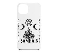 Custodia per iPhone 13 Samhain Wicca Wiccan Witchy Vibes Festival celtico occulto